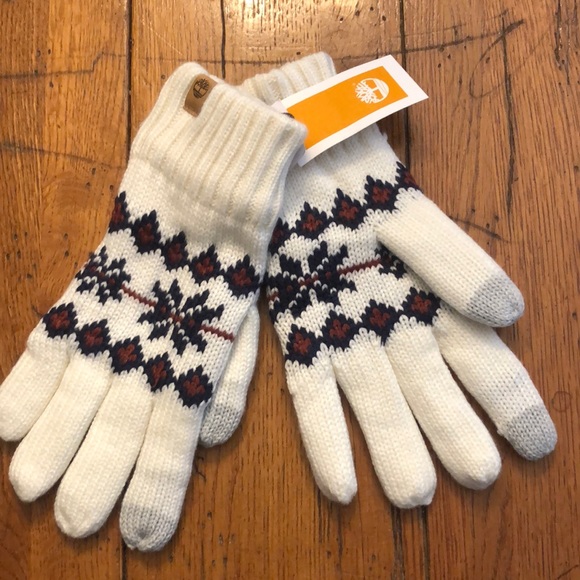 NWT - Woman's TIMBERLAND Plush Winter Gloves - Picture 1 of 8